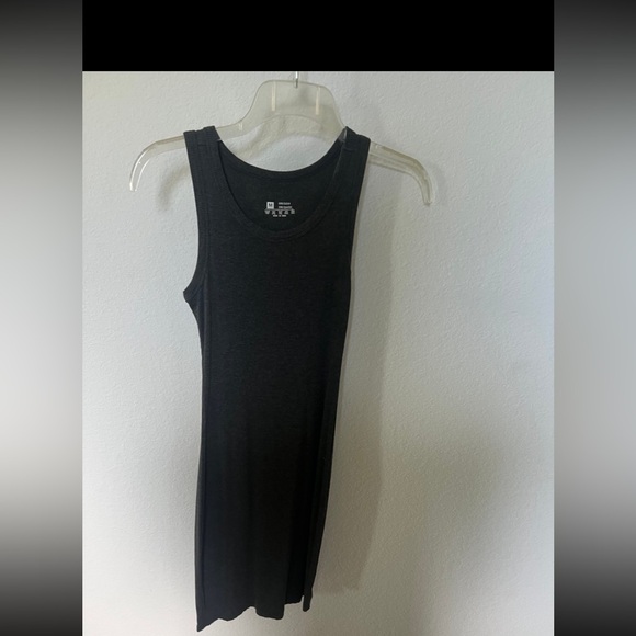 Gray Ribbed Dress - Picture 3 of 4